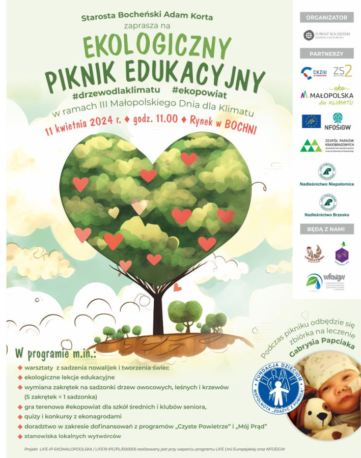 Ekologiczny piknik edukacyjny w Bochni 