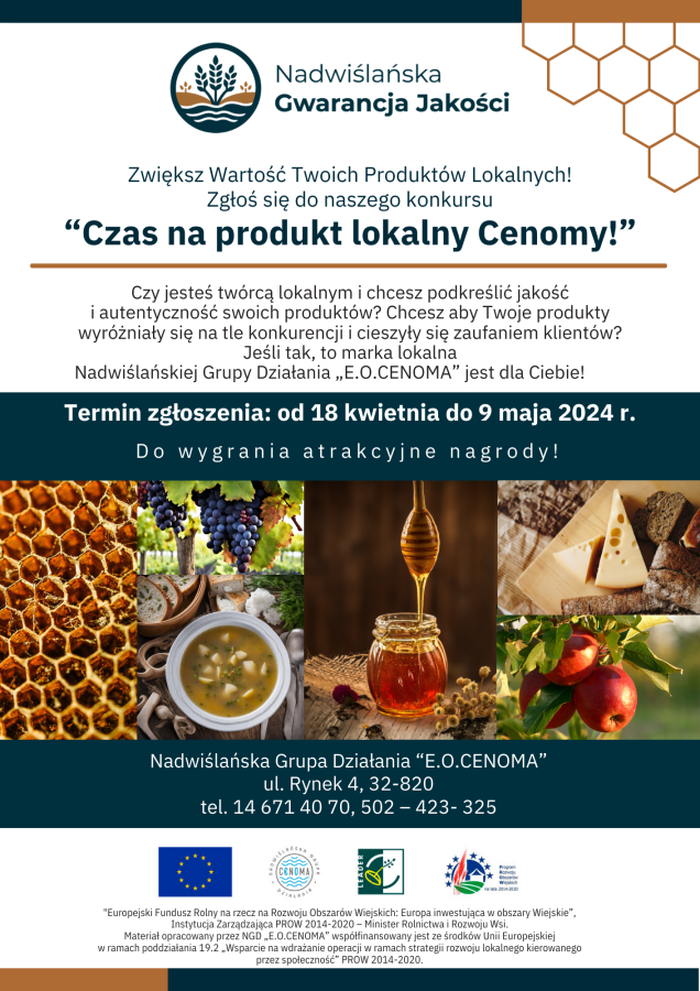 Konkurs „Czas na produkt lokalny Cenomy!”