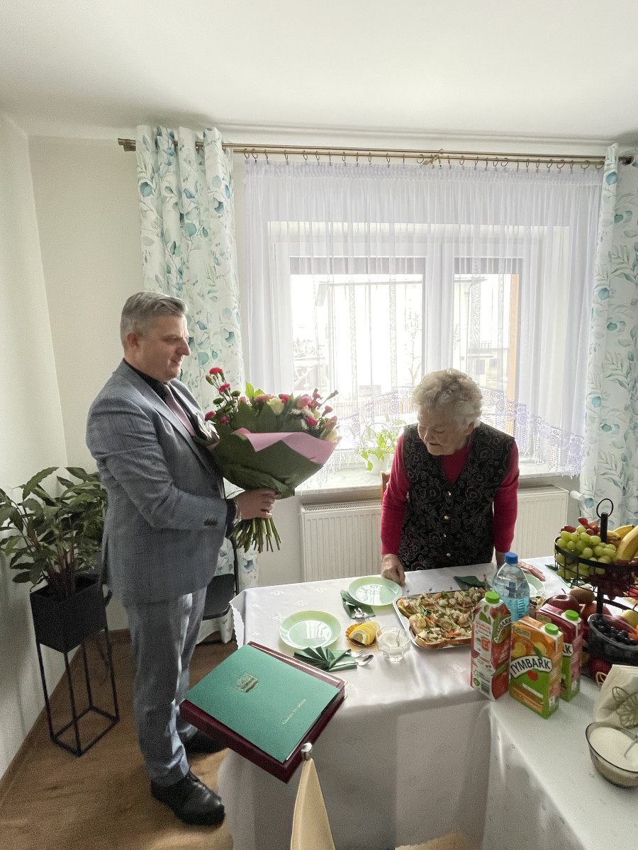 100. urodziny mieszkanki Drwini