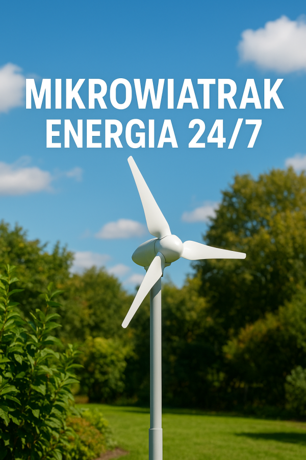 Mikrowiatraki w Twoim ogrodzie? Mała turbina – wielka oszczędność!