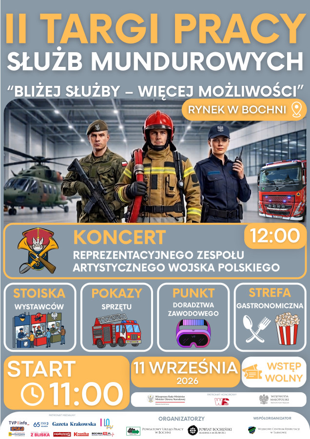 II Targi Pracy Służb Mundurowych w Bochni 