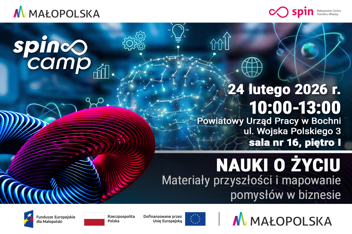 Materiały przyszłości i mind mapping –  nadchodzi czwarty SPIN CAMP dla przedsiębiorców